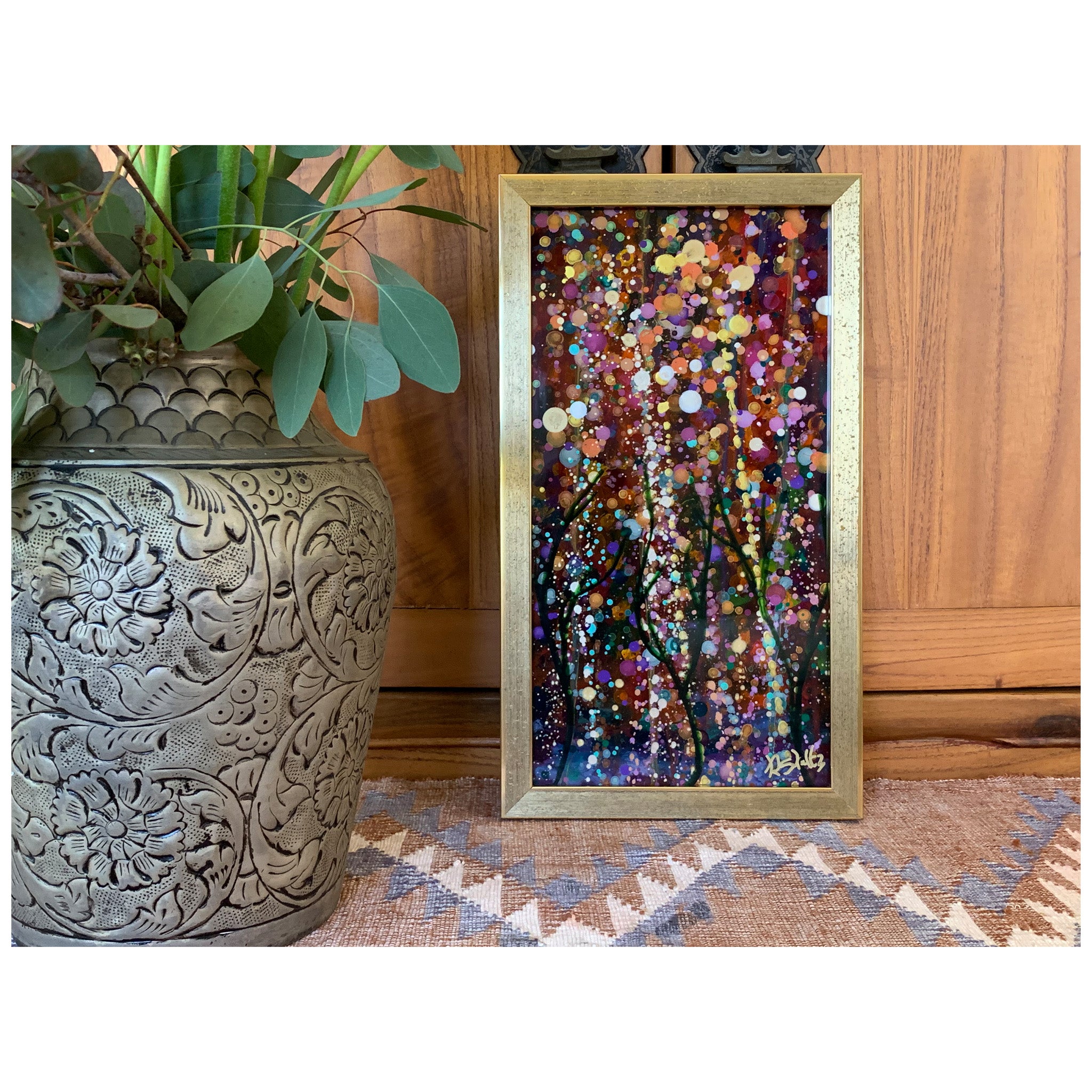 Fiery Forest (Original Painting): The Art of Rachel Shultz